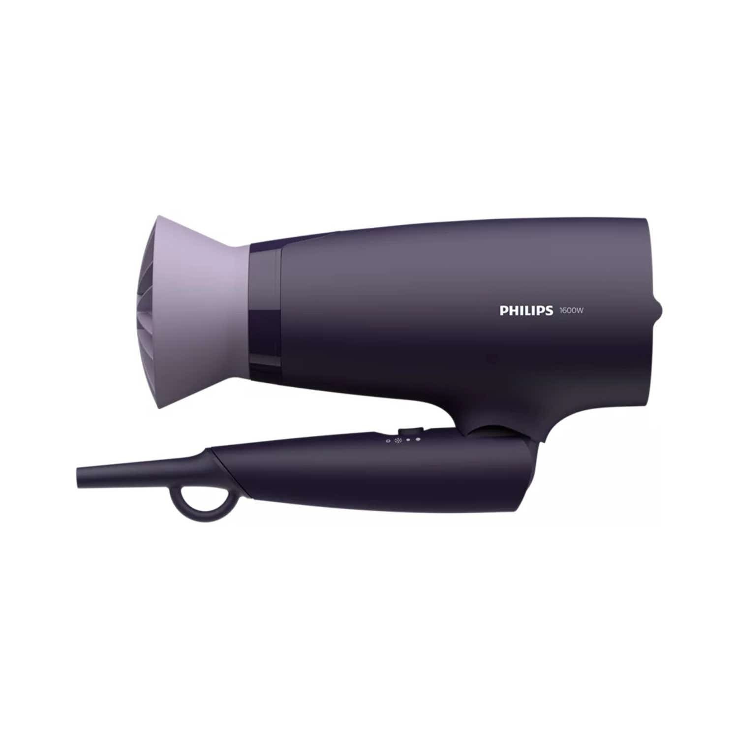 Philips Hair Dryer 1600W Thermoprotect Airflower Advanced Ionic Care, BHD318-00 - Purple
